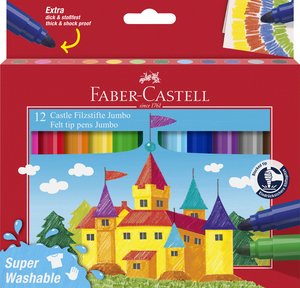 ROTUL.FABER JUMBO ESTUCHE de 12