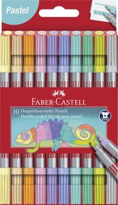 ROTUL.FABER C.DOBLE PUNTA PAST.CAJA 10