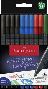 ROTULADOR FABER GRIP FINEPEN ESTUCHE 10