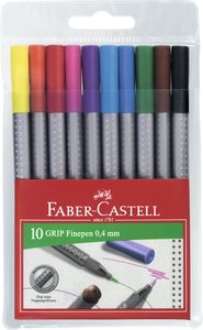 ROTULADOR FABER GRIP FINEPEN ESTUCHE 10