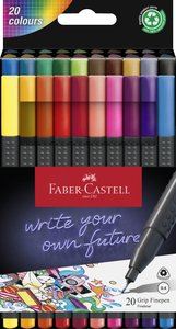 ROTULADOR FABER GRIP FINEPEN ESTUCHE 20