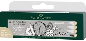ROTUL.FABER PITT (3 blancos y 1 negro) B