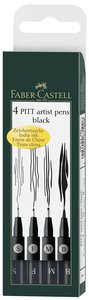 ROTUL.FABER C.PITT NEGRO ESTUCHE 4