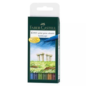ROTULADOR FABER CASTELL PITT PEN B/6