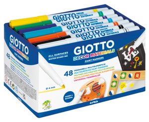 ROTUL.GIOTTO DECOR MATERIALS SCH.PACK 48