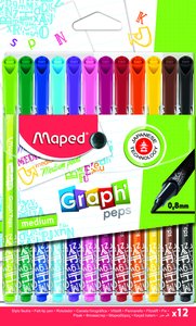 ROTUL.MAPED GRAPH PEPS DECO ESTUCHE 12