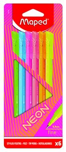 ROTUL.MAPED GRAPH PEPS NEON ESTUCHE 6