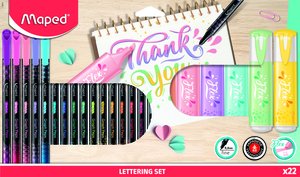 ROTUL.MAPED LETTERING SET 22