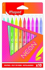 ROTUL.MAPED NEON ESTUCHE 10