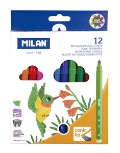 ROTUL.MILAN PUNTA CONICA ESTUCHE 12