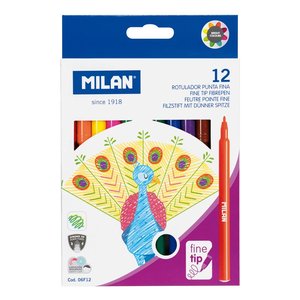 ROTUL.MILAN PUNTA FINA ESTUCHE 12