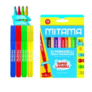 ROTULADOR MITAMA TRIANGULAR CAJA 24