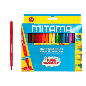 ROTULADOR MITAMA TRIANGULAR CAJA 36