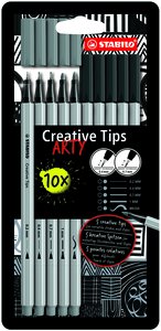 ROTUL.STABILO CREATIVE TIPS ARTY C/10