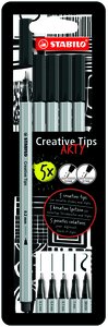 ROTUL.STABILO CREATIVE TIPS ARTY C/5