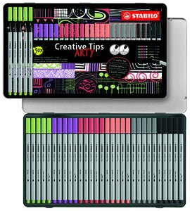 ROTUL.STABILO CREATIVE TIPS ARTY C/30