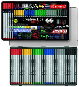 ROTUL.STABILO CREATIVE TIPS ARTY C/30