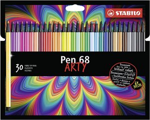 ROTUL.STABILO PEN 68 ARTY LINE C/30