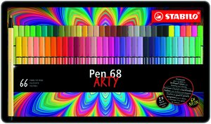 ROTUL.STABILO PEN 68 ARTY EST.METAL 66