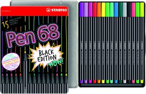 ROTUL.STABILO PEN 68 CAJA METALICA de 15