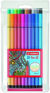 ROTUL.STABILO PEN 68 ESTUCHE 20