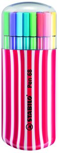ROTUL.STABILO PEN 68 ESTUCHE 20 ZEBRUI