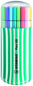 ROTUL.STABILO PEN 68 ESTUCHE 20 ZEBRUI