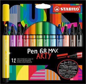 ROTUL.STABILO PEN 68 MAX ARTY LINE C/12