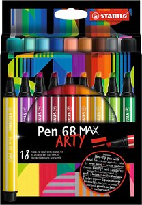 ROTUL.STABILO PEN 68 MAX ARTY LINE C/18