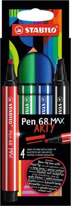 ROTUL.STABILO PEN 68 MAX ARTY LINE C/4