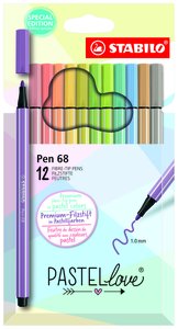 ROTUL.STABILO PEN 68 PASTEL LOVE e.12