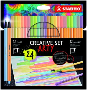 ROTUL.STABILO PEN 68&POINT 88 ARTY E/24