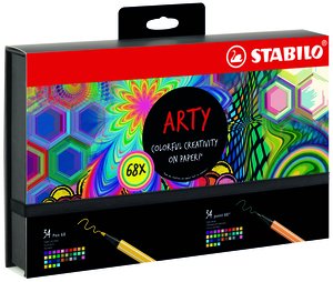 ROTUL.STABILO PEN 68&POINT 88 ARTY E/68