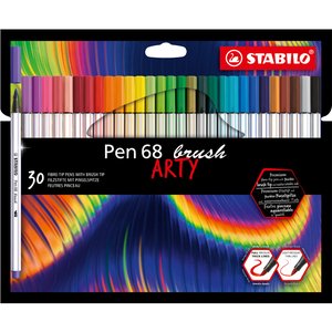 ROTUL.STABILO PEN BRUSH ARTY LINE  C/30