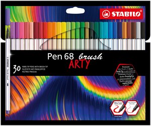 ROTUL.STABILO PEN BRUSH ARTY LINE  C/30