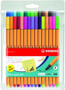 ROTUL.STABILO POINT 88 ESTUCHE 25+5