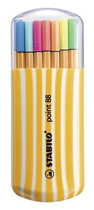 ROTUL.STABILO POINT 88 ESTUCHE 20 ZEBRUI