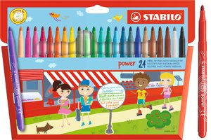 ROTUL.STABILO POWER 280 ESTUCHE 24
