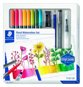 ROTUL.STAEDTL. FLORAL WATERCOLOUR SET 12