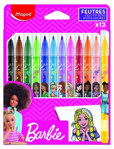 ROTUL.MAPED BARBIE ESTUCHE 12