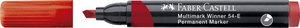 ROTUL.FABER C.MULTIMARK W-E ROJO