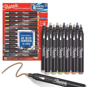ROTUL.SHARPIE CREAT. ACRYLIC C.TIE BL.12