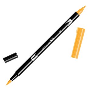 ROTULADOR TOMBOW DOBLE PUNTA PINC. AMARI