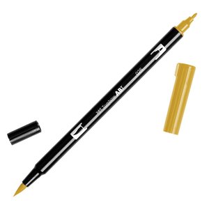 ROTULADOR TOMBOW DOBLE PUNTA PINC. AMARI
