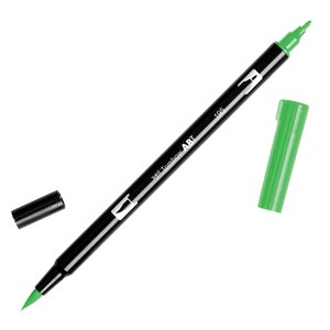 ROTULADOR TOMBOW DOBLE PUNTA PINC. VERDE