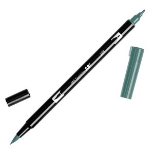 ROTULADOR TOMBOW DOBLE PUNTA PINC. VERDE