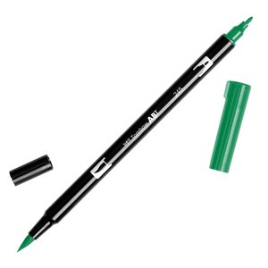 ROTULADOR TOMBOW DOBLE PUNTA PINC. VERDE