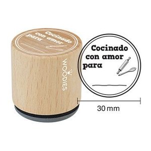 SELLO COLOP WOODIES COCINA AMOR 3