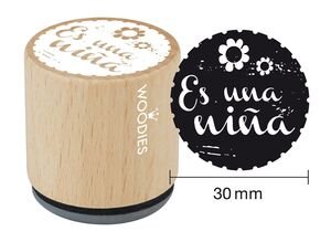 SELLO COLOP WOODIES ES UNA NIÑA