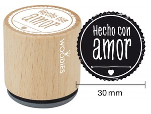SELLO COLOP WOODIES CON AMOR
